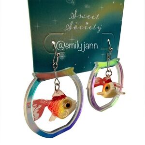 Goldfish♠️Earrings